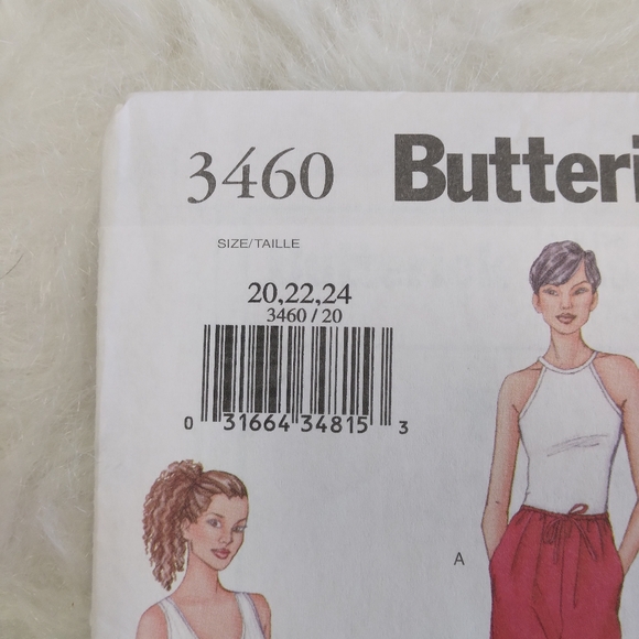 Butterick 340 Fast & Easy Skirt Shorts Pants Size 20-22-24 - Picture 2 of 3